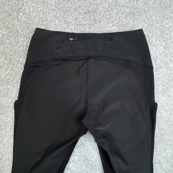 lululemon sleet sprinter fleece water resistant winter Black Leggings tights - Picture 4 of 8
